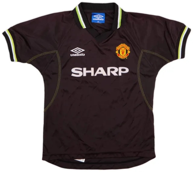 Umbro 1999-00 Manchester United Away Shirt - 8/10 - (S.Boys)