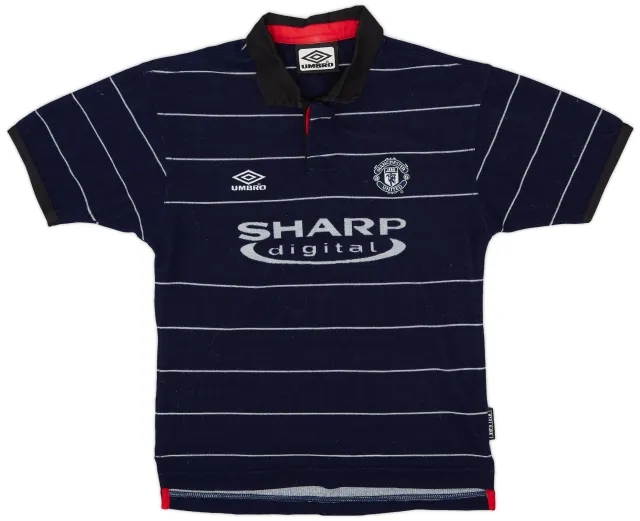Umbro 1999-00 Manchester United Away Shirt - 9/10 - (M.Boys)