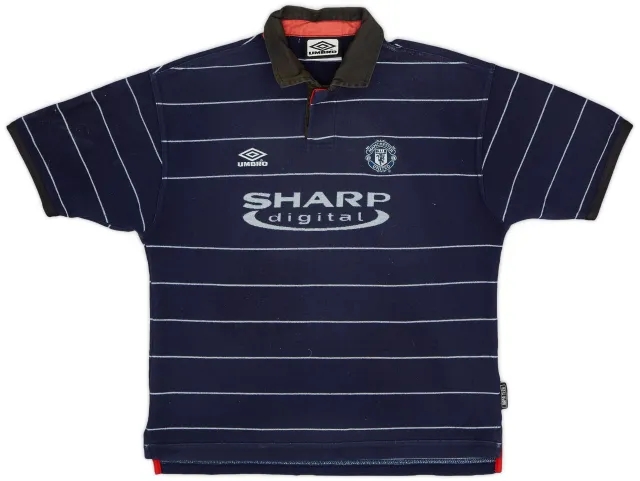 Umbro 1999-00 Manchester United Away Shirt - 8/10 - (L.Boys)