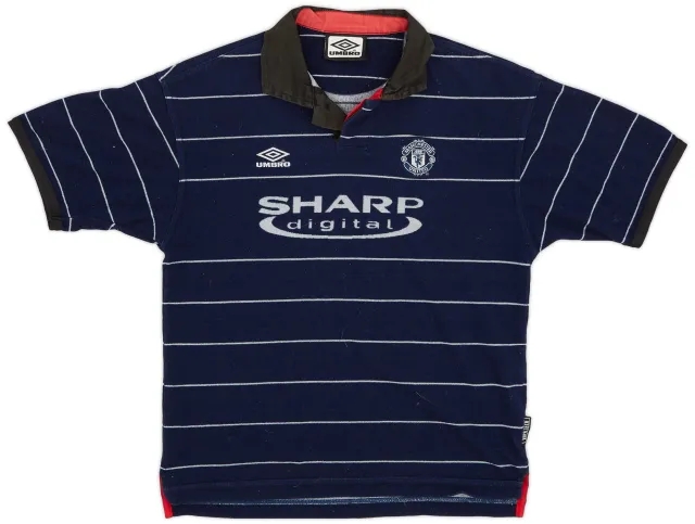 Umbro 1999-00 Manchester United Away Shirt - 7/10 - (L.Boys)