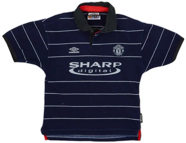 Umbro 1999-00 Manchester United Away Shirt - 8/10 - (M.Boys)