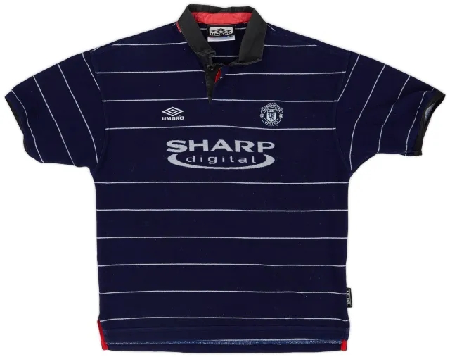 Umbro 1999-00 Manchester United Away Shirt - 7/10 - (L.Boys)