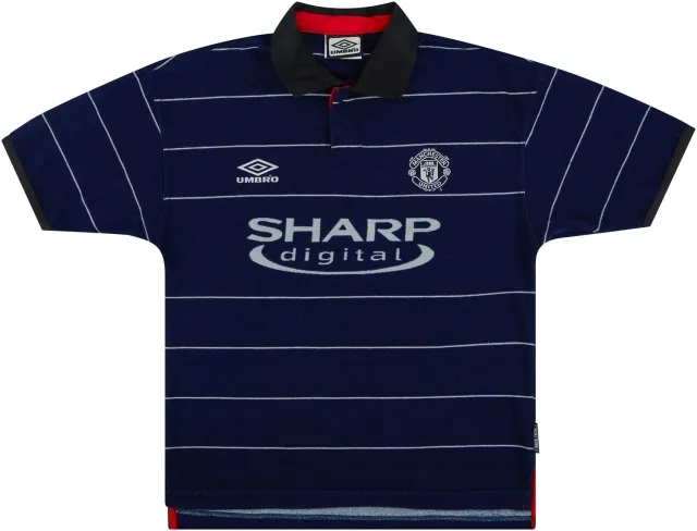 Umbro 1999-00 Manchester United Away Shirt - 8/10 - (Y)