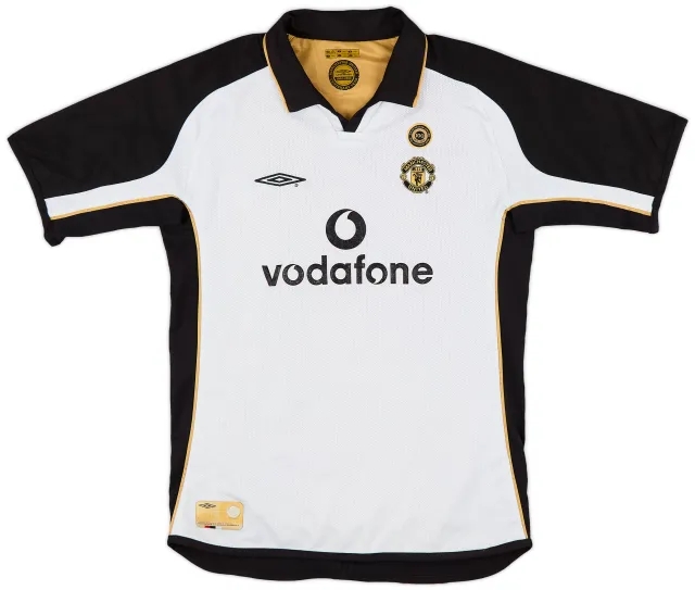 Umbro 2001-02 Manchester United Centenary Away/Third Shirt - 7/10 - (L.Boys)