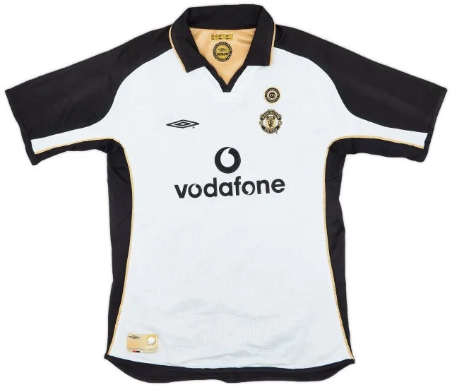 Umbro 2001-02 Manchester United Centenary Away/Third Shirt - 6/10 - (L.Boys)