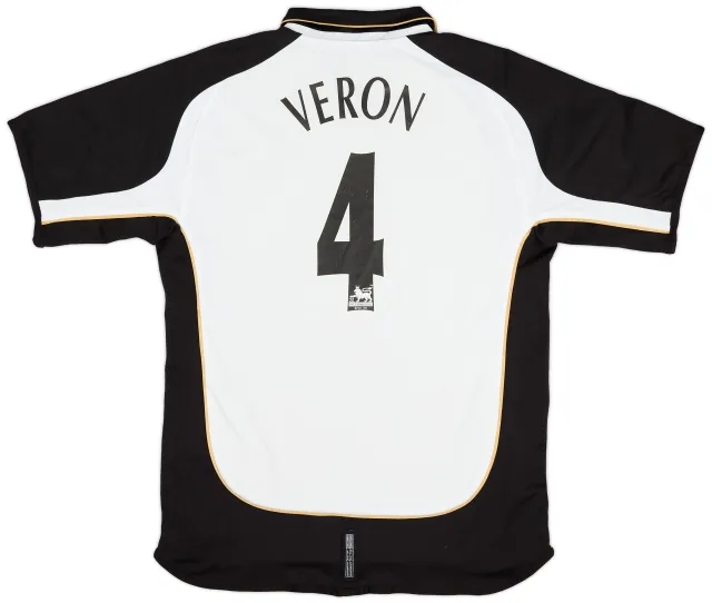 Umbro 2001-02 Manchester United Centenary Away/Third Shirt Veron #4 - 6/10 - (L)