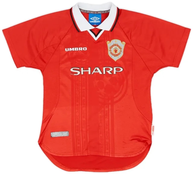 Umbro 1997-00 Manchester United CL Shirt - 6/10 - (L.Boys)