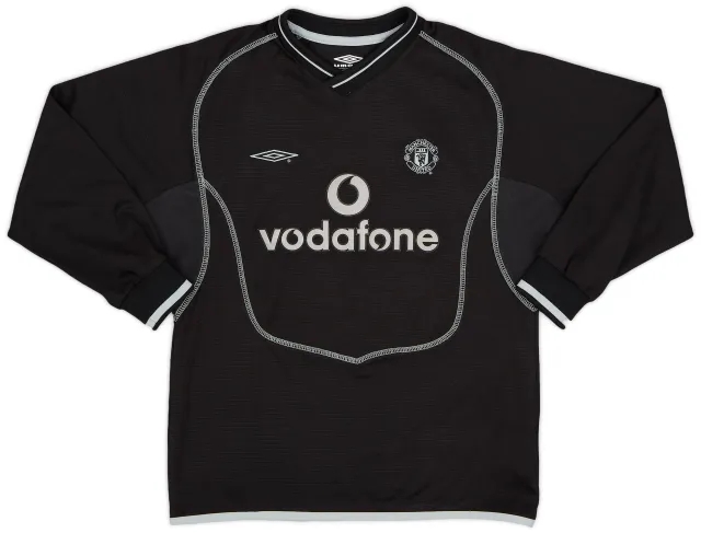 Umbro 2000-02 Manchester United GK Shirt - 8/10 - (L.Boys)