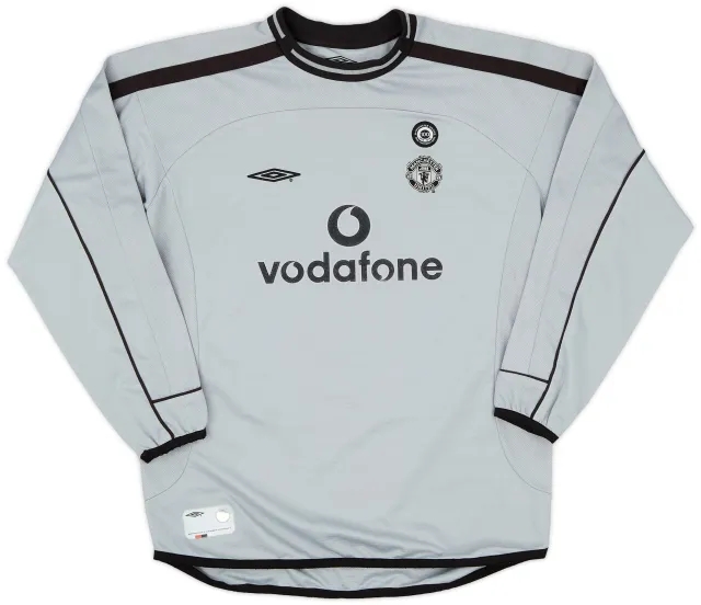Umbro 2001-02 Manchester United Centenary GK Shirt - 8/10 - (L.Boys)