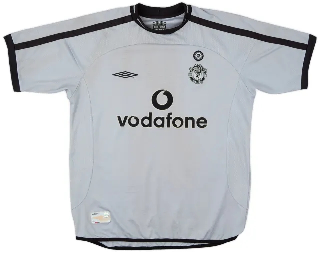 Umbro 2001-02 Manchester United Centenary GK S/S Shirt - 8/10 - (M)