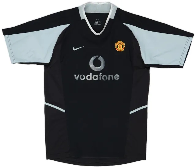 Nike 2002-04 Manchester United GK S/S Shirt - 8/10 - (XL.Boys)