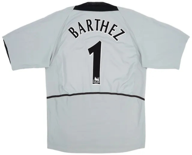 Nike 2002-04 Manchester United GK S/S Shirt Barthez #1 - 8/10 - (L)