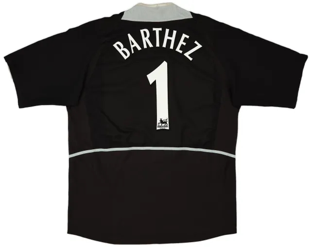 Nike 2002-04 Manchester United GK S/S Shirt Barthez #1 - 6/10 - (XXL)