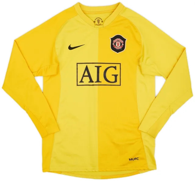 Nike 2006-07 Manchester United GK Shirt - 7/10 - (L.Boys)