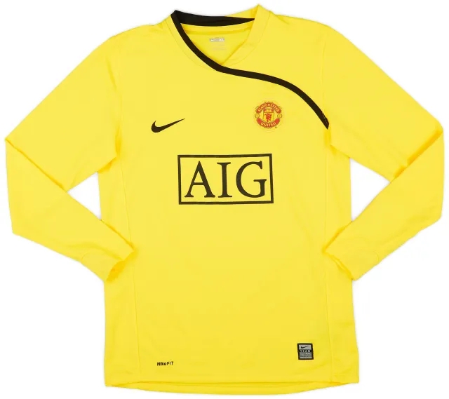 Nike 2008-09 Manchester United GK Shirt - 9/10 - (XL.Boys)