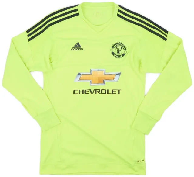 adidas 2015-16 Manchester United GK Shirt - 9/10 - (S)