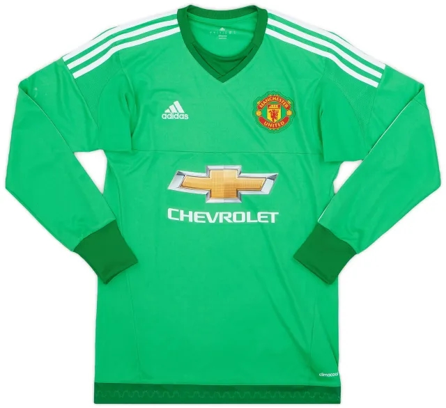 adidas 2015-16 Manchester United GK Shirt - 9/10 - (S)