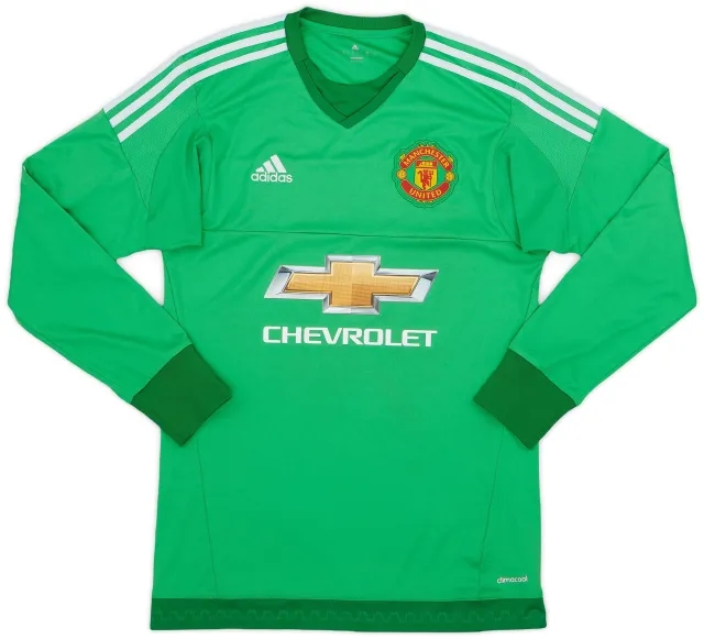 adidas 2015-16 Manchester United GK Shirt - 9/10 - (S)