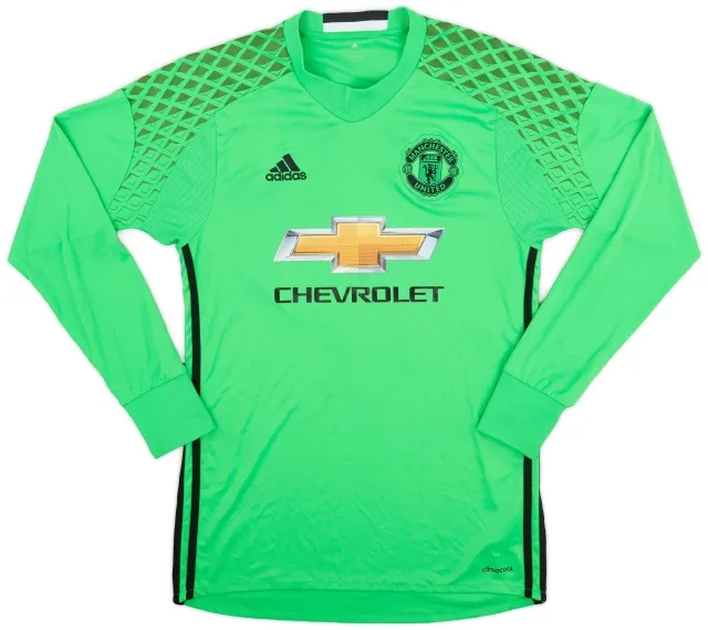 adidas 2016-17 Manchester United GK Shirt - 9/10 - (S)