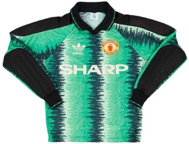 adidas 1990-92 Manchester United GK Shirt - 6/10 - (M.Boys)