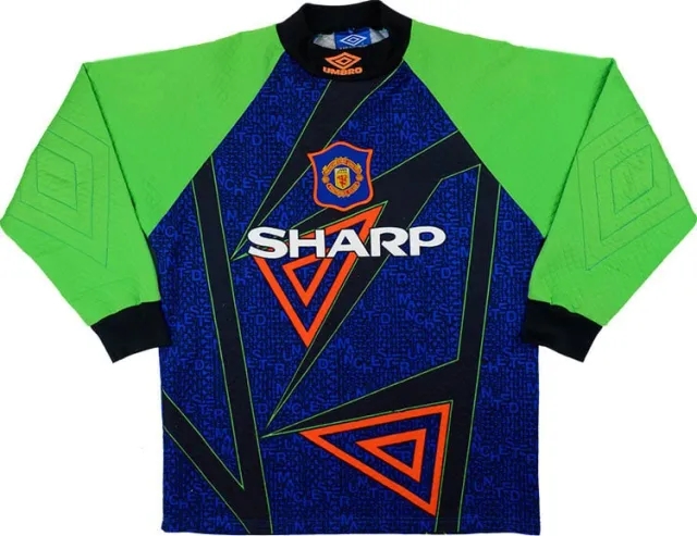 Umbro 1994-96 Manchester United GK Shirt - 6/10 - (Y)