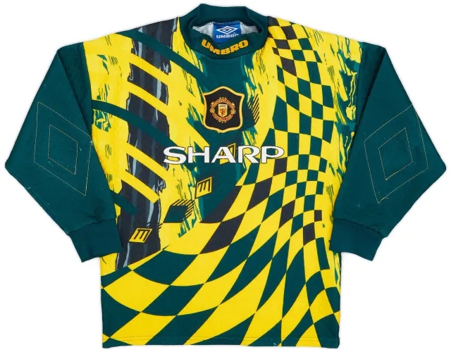 Umbro 1994-96 Manchester United GK Shirt - 6/10 - (L.Boys)