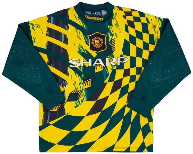 Umbro 1994-96 Manchester United GK Shirt - 6/10 - (M)