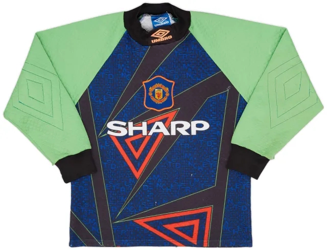Umbro 1994-96 Manchester United GK Shirt - 6/10 - (Y)