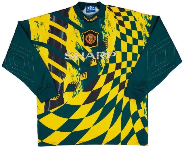 Umbro 1994-96 Manchester United GK Shirt - 7/10 - (XL)