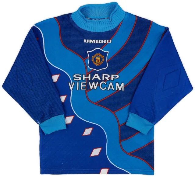 Umbro 1994-97 Manchester United GK Third Shirt - 8/10 - (S.Boys)