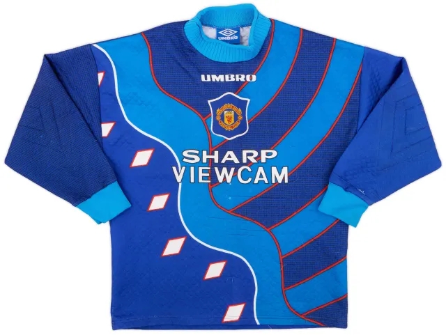 Umbro 1994-97 Manchester United GK Third Shirt - 6/10 - (Y)