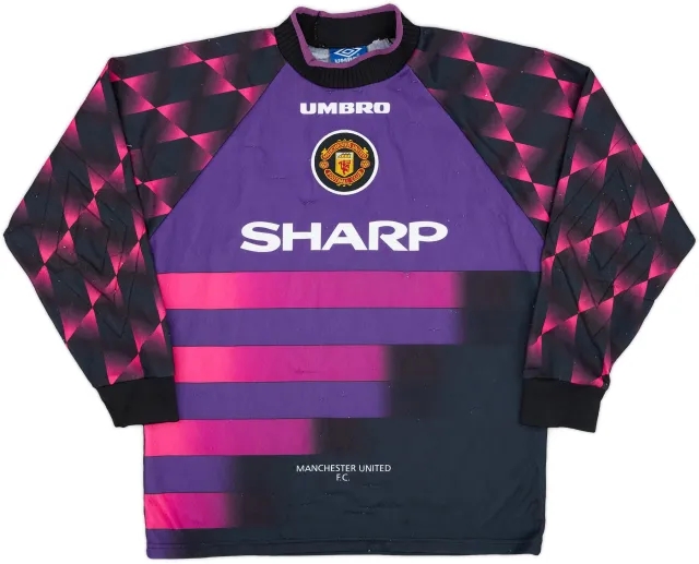 Umbro 1996-97 Manchester United GK Shirt - 6/10 - (M)