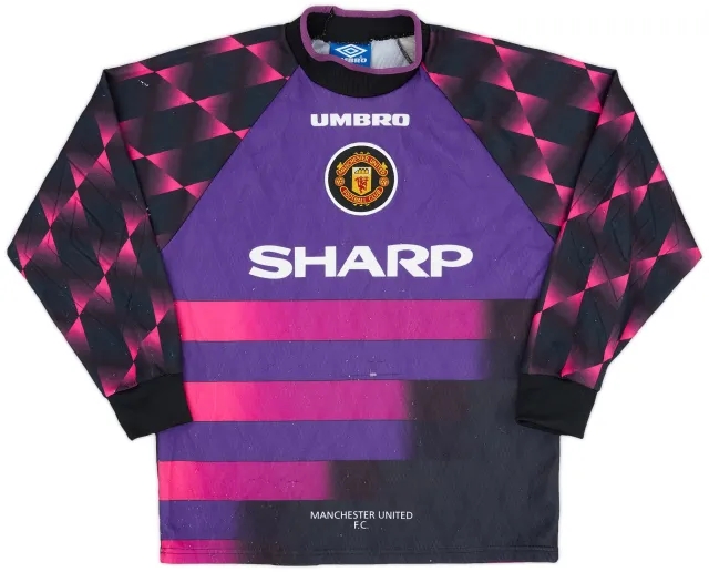 Umbro 1996-97 Manchester United GK Shirt - 7/10 - (Y)