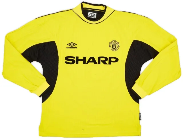 Umbro 1999-00 Manchester United GK Shirt - 9/10 - (Y)