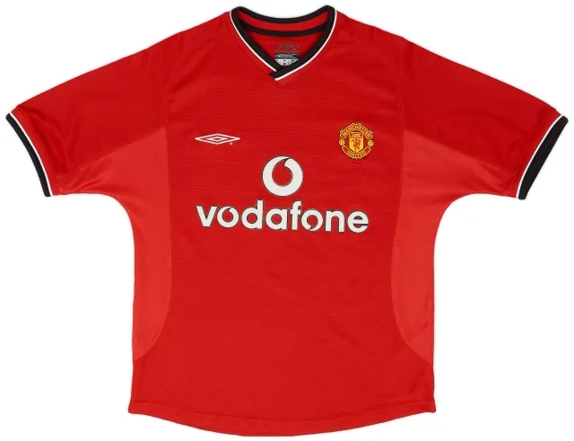 Umbro 2000-02 Manchester United Home Shirt - 8/10 - (Y)