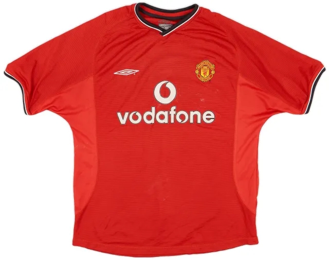 Umbro 2000-02 Manchester United Home Shirt - 5/10 - (M)