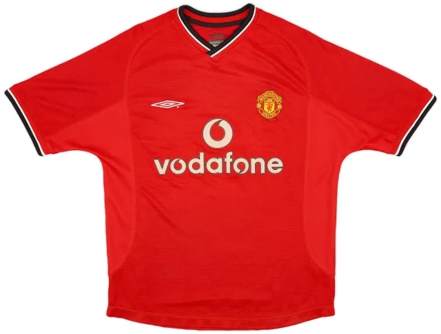 Umbro 2000-02 Manchester United Home Shirt - 7/10 - (Y)