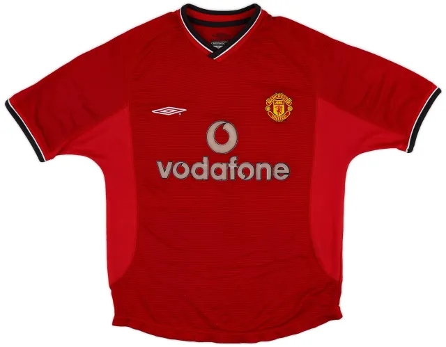 Umbro 2000-02 Manchester United Home Shirt - 3/10 - (Y)