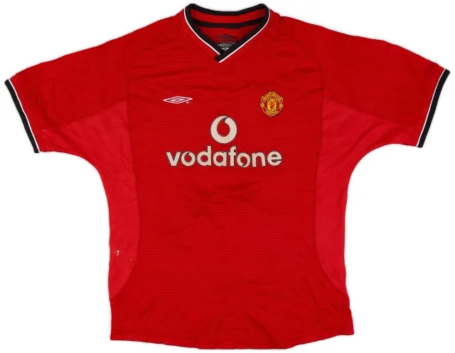 Umbro 2000-02 Manchester United Home Shirt - 6/10 - (L.Boys)