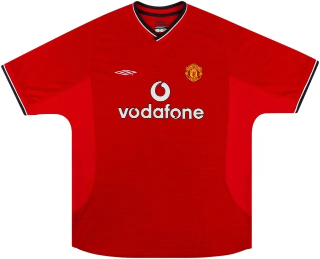 Umbro 2000-02 Manchester United Home Shirt - 8/10 - (Y)