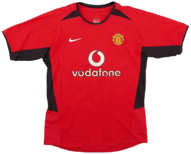 Nike 2002-04 Manchester United Home Shirt #10 - 5/10 - (M.Boys)