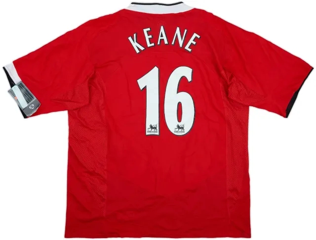 Nike 2004-06 Manchester United Home L/S Shirt Rooney #8 - 8/10 - (XL)