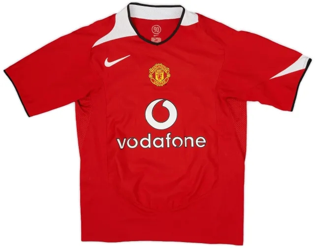 Nike 2004-06 Manchester United Home Shirt - 7/10 - (XL.Boys)