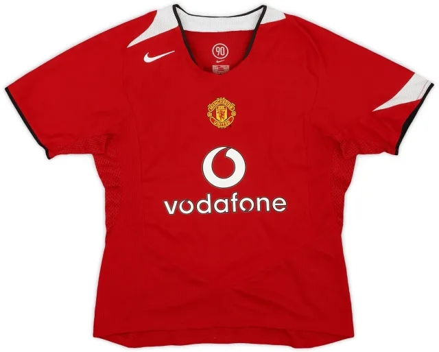 Nike 2004-06 Manchester United Home Shirt - 9/10 - (Women's S)