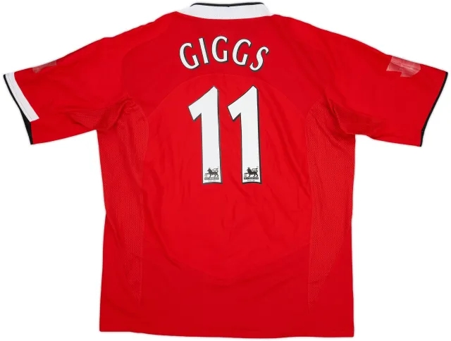 Nike 2004-06 Manchester United Home Shirt Scholes #18 - 8/10 - (XL)