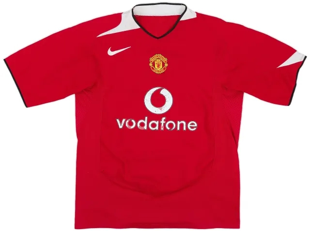 Nike 2004-06 Manchester United Home Shirt - 4/10 - (S)