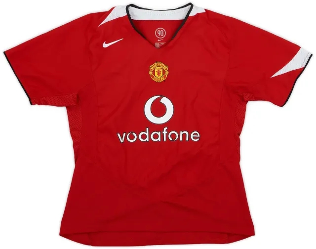 Nike 2004-06 Manchester United Home Shirt - 8/10 - (M.Boys)
