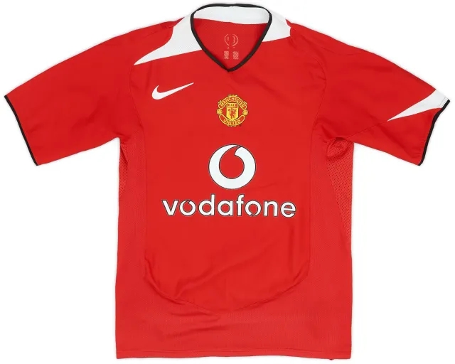 Nike 2004-06 Manchester United Home Shirt - 7/10 - (XL.Boys)