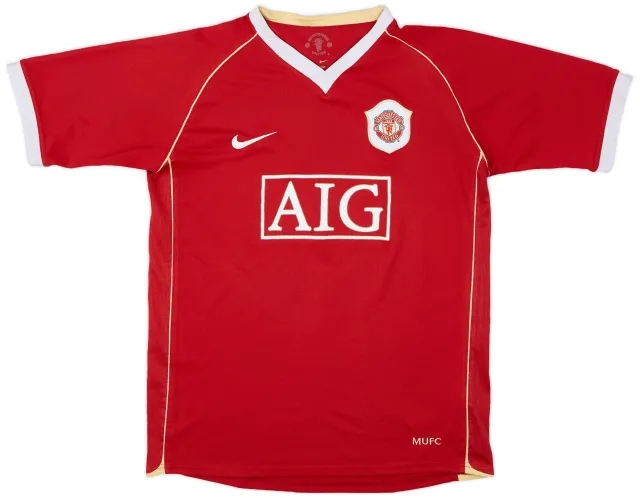 Nike 2006-07 Manchester United Home Shirt Solskjaer #20 - 5/10 - (XL)