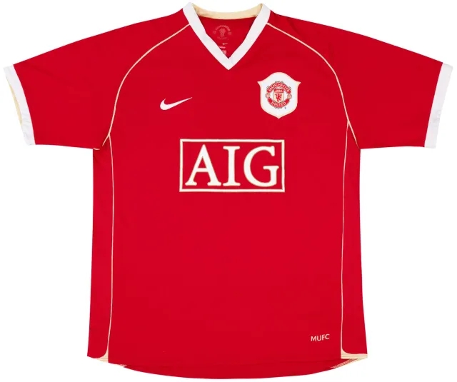 Nike 2006-07 Manchester United Home Shirt - 6/10 - (XL.Boys)